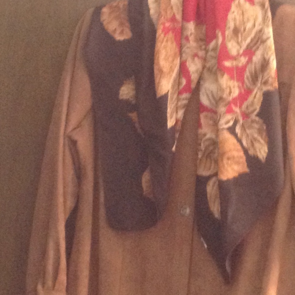 Imatation suede brown dress